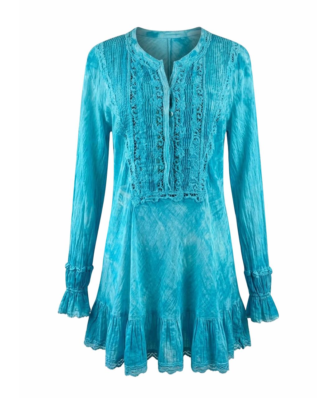 ERMANNO SCERVINO Бирюзовая блузы, фото 1