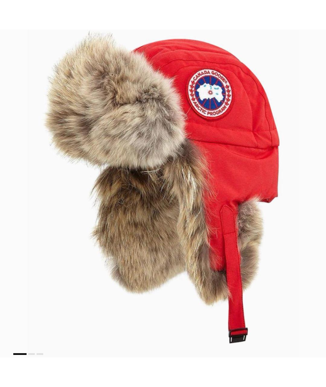 CANADA GOOSE Красная шапка, фото 9