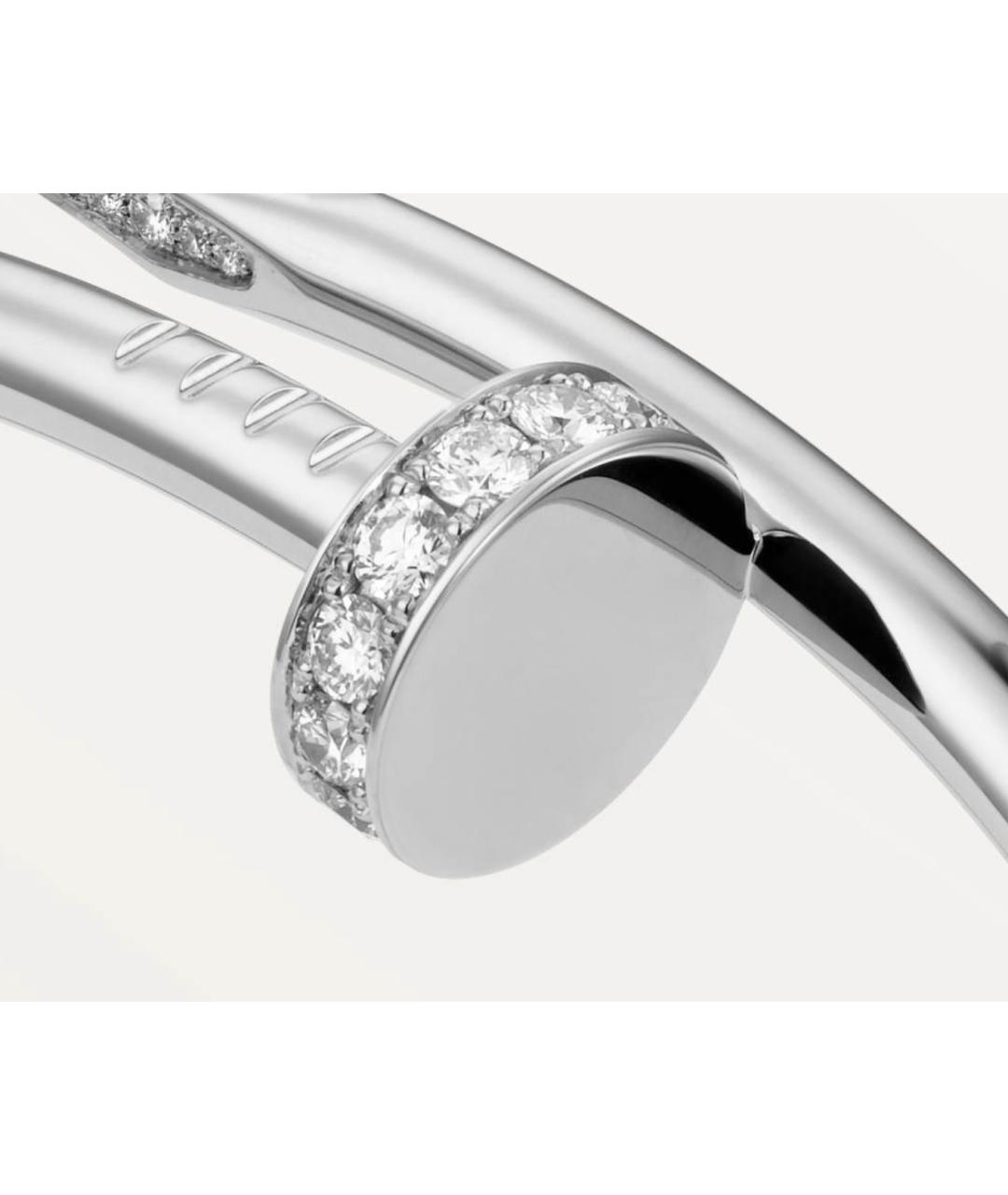CARTIER Серебряный браслет из белого золота, фото 3