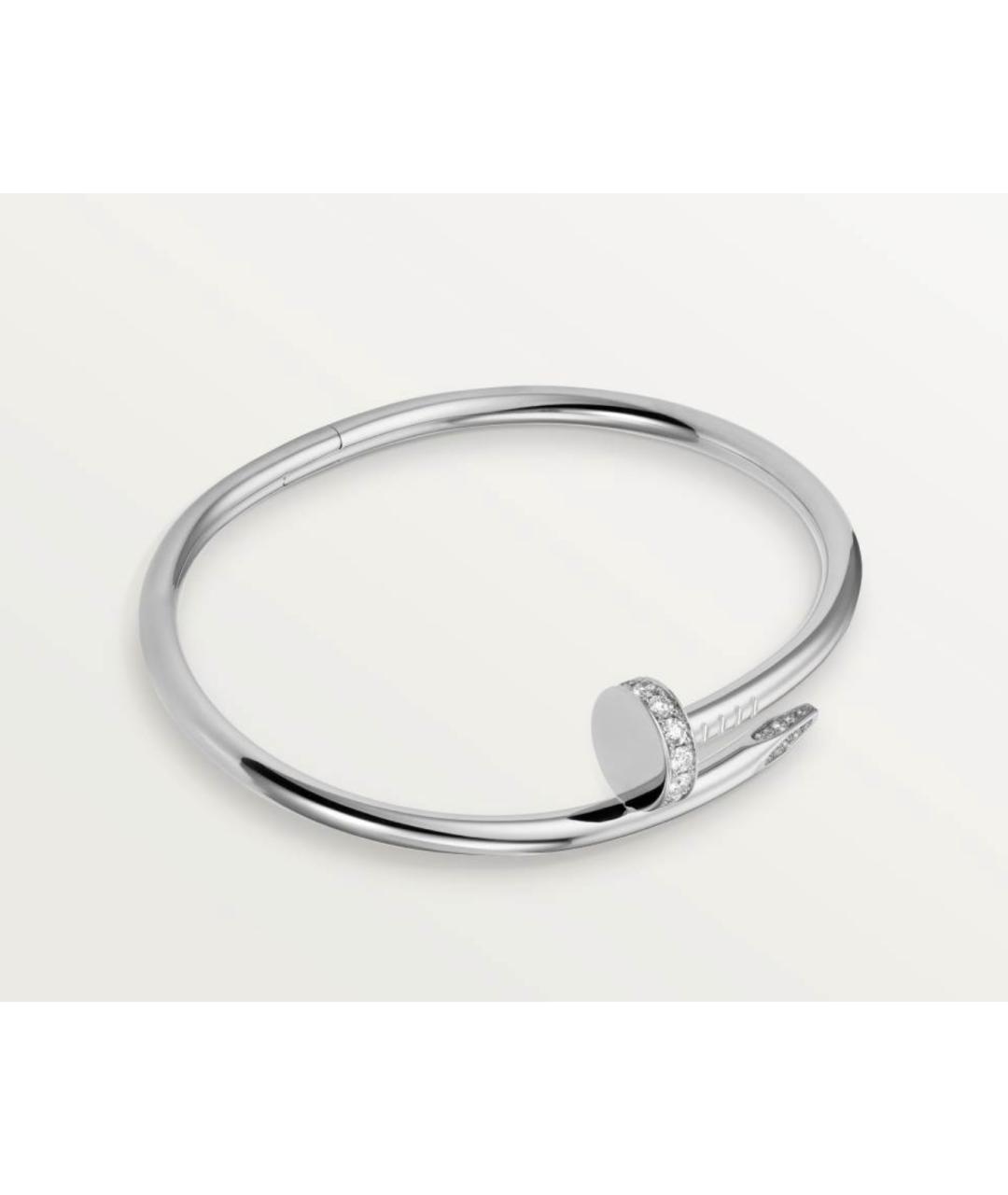 CARTIER Серебряный браслет из белого золота, фото 6