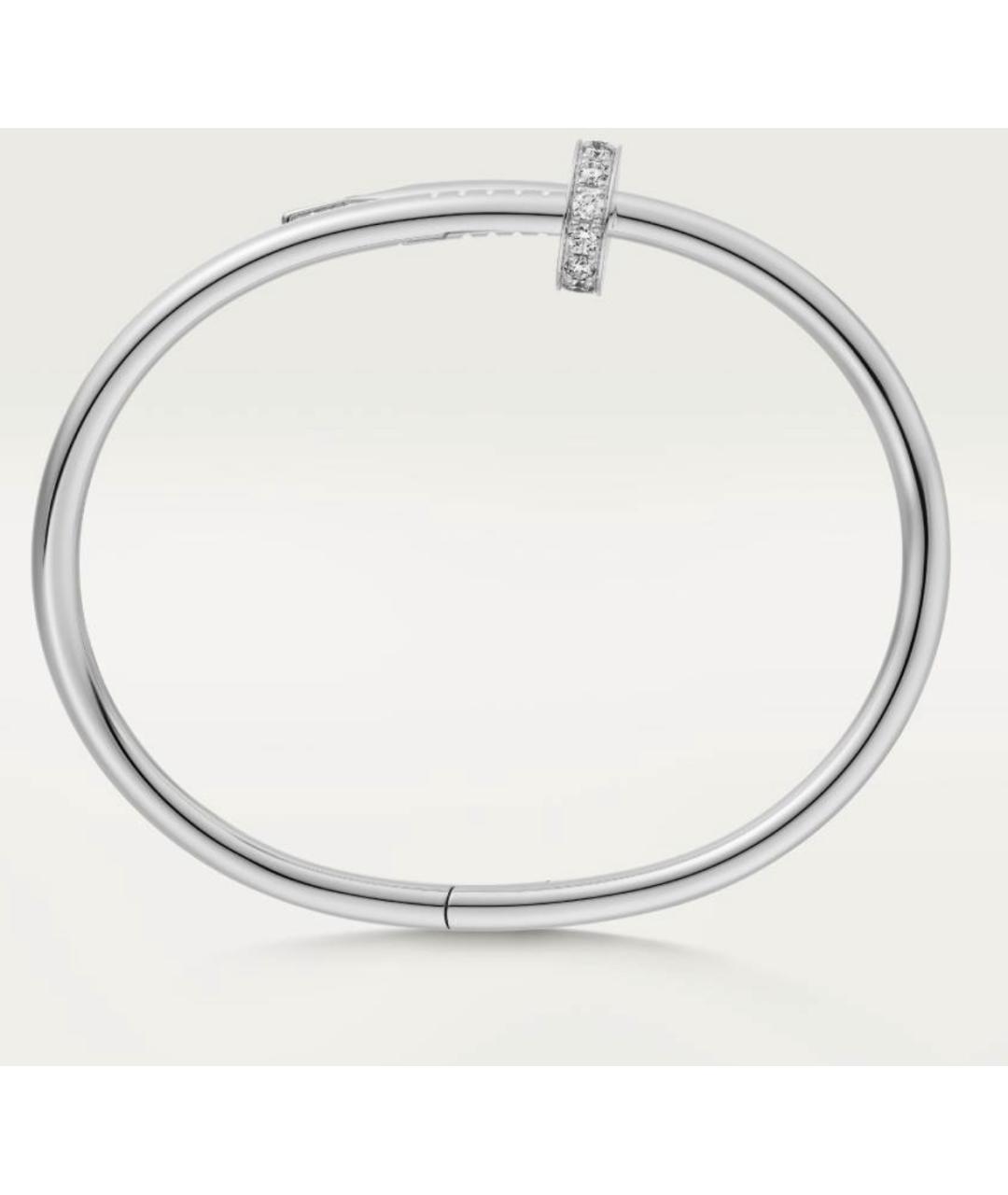 CARTIER Серебряный браслет из белого золота, фото 4