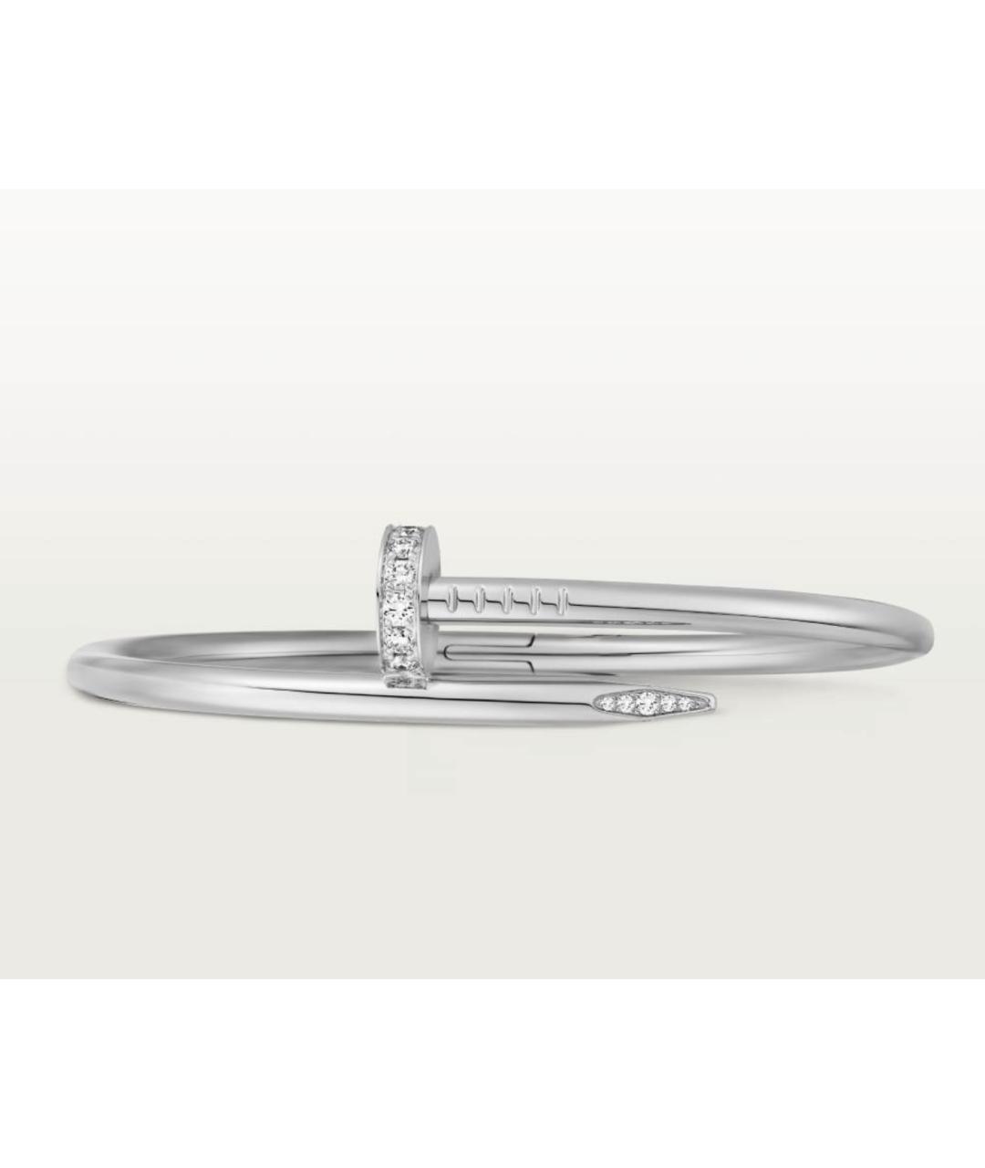 CARTIER Серебряный браслет из белого золота, фото 2