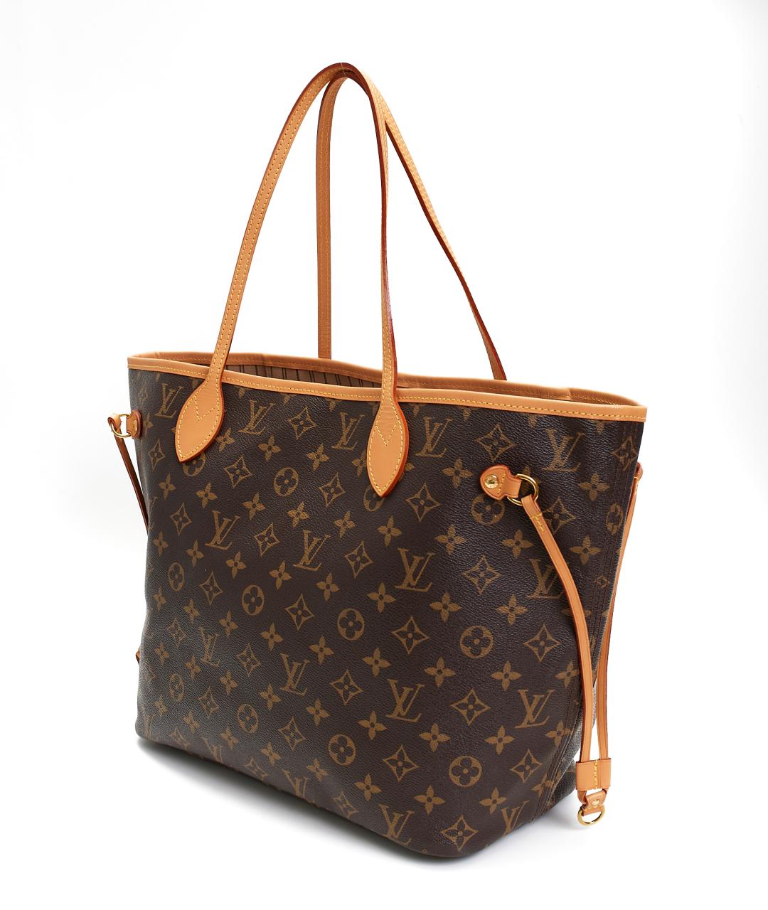 LOUIS VUITTON Коричневая сумка тоут из канвы, фото 2