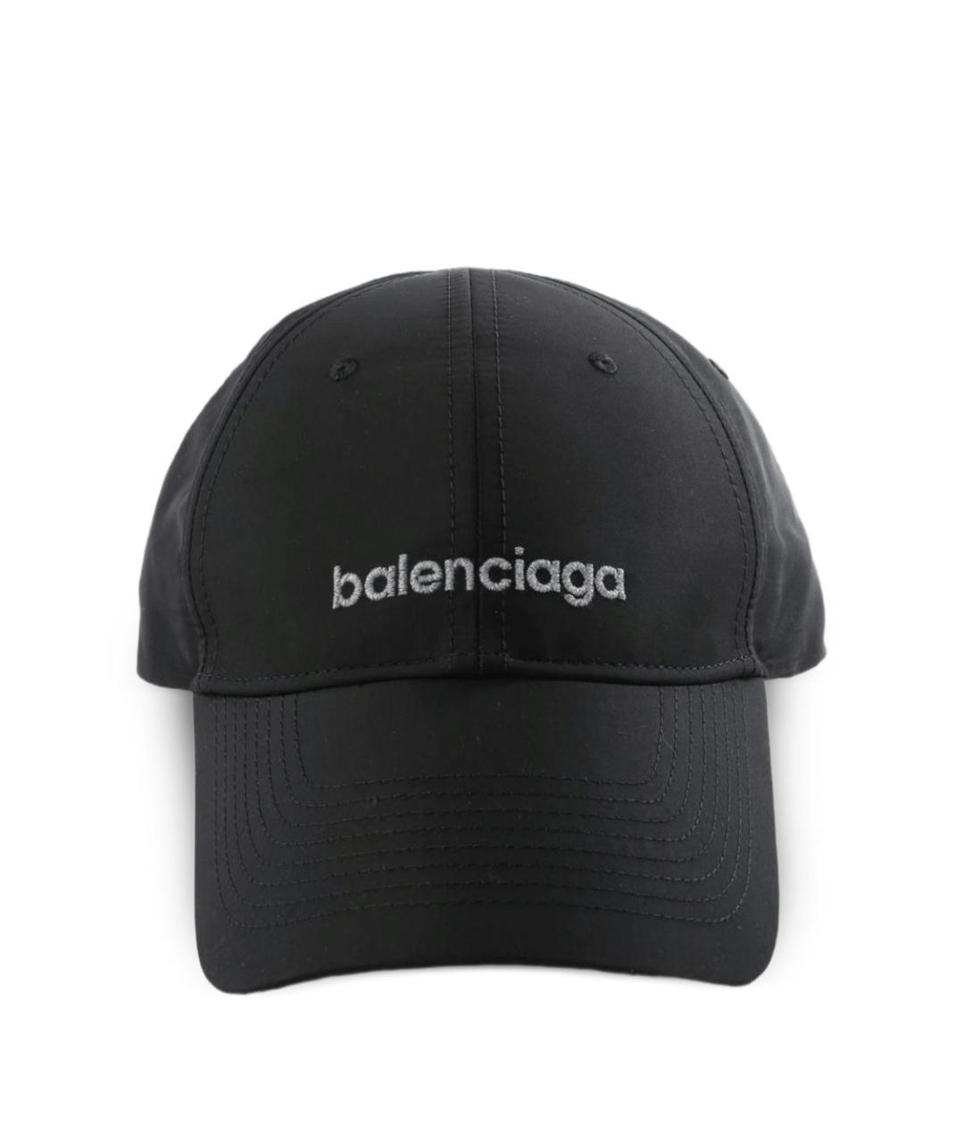 BALENCIAGA Черная синтетическая кепка/бейсболка, фото 1