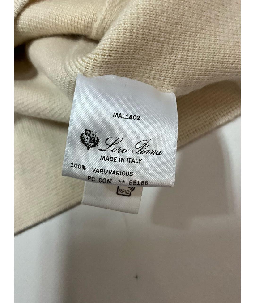 LORO PIANA Бежевая кашемировая майка, фото 8