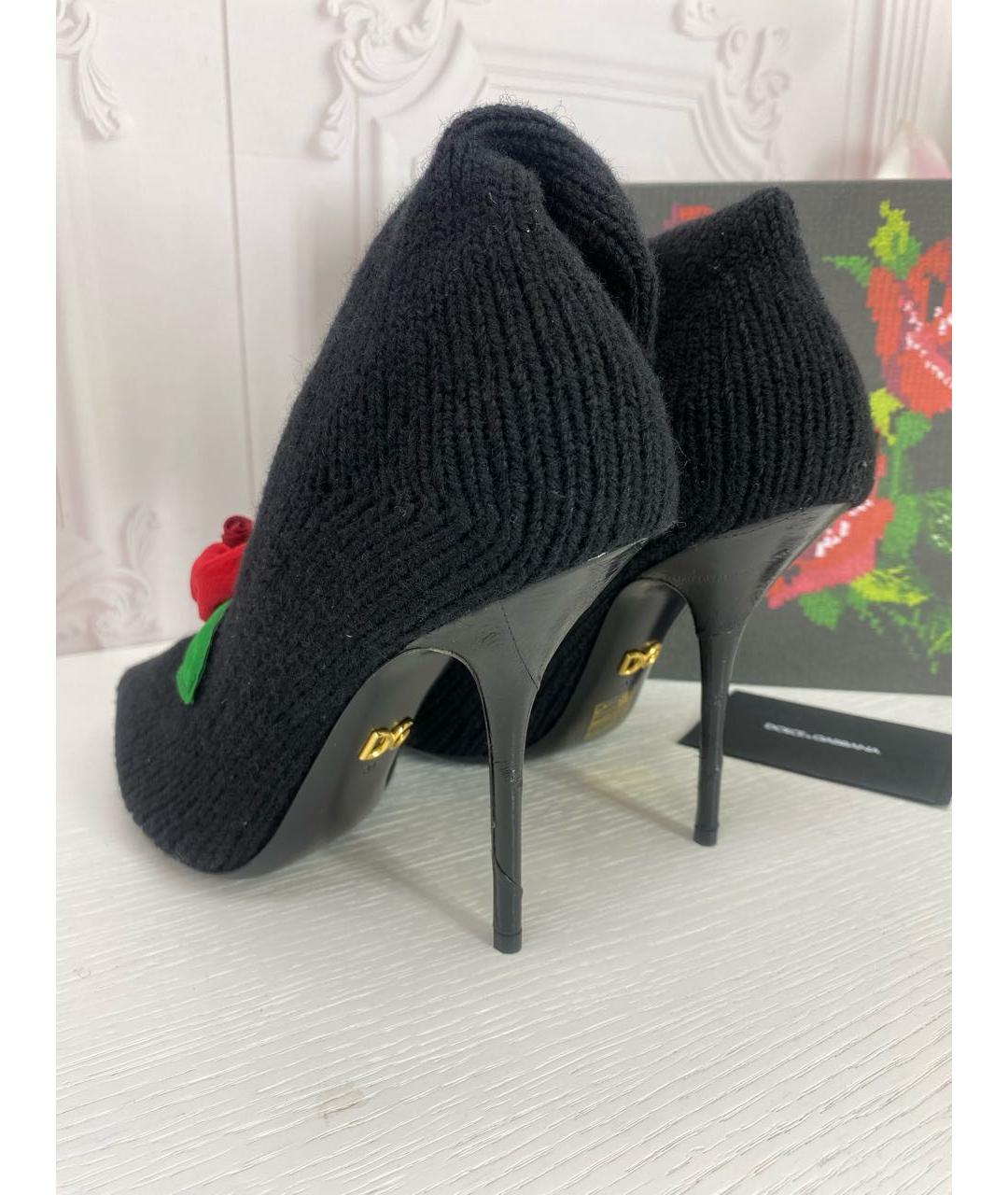 DOLCE&GABBANA Черные полусапоги, фото 4
