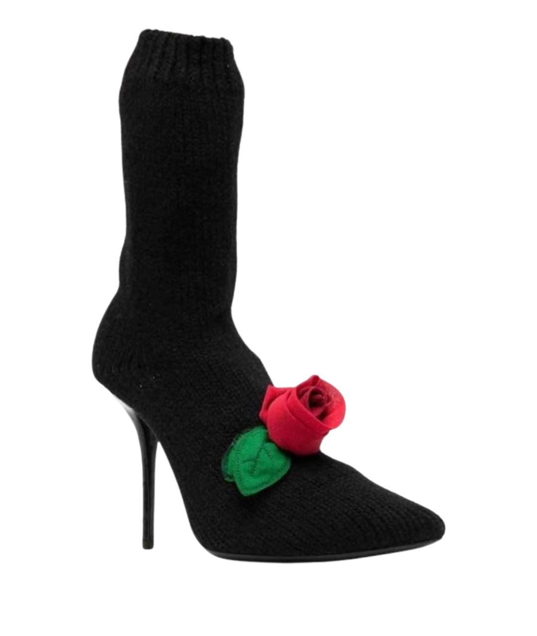 DOLCE&GABBANA Черные полусапоги, фото 1