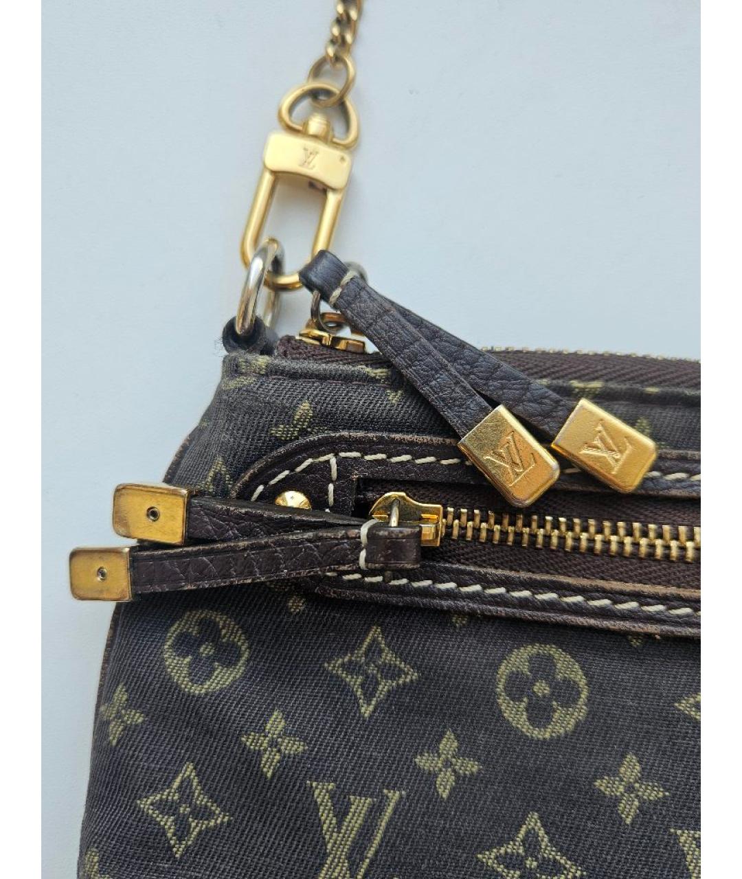 LOUIS VUITTON Синяя деним сумка с короткими ручками, фото 5