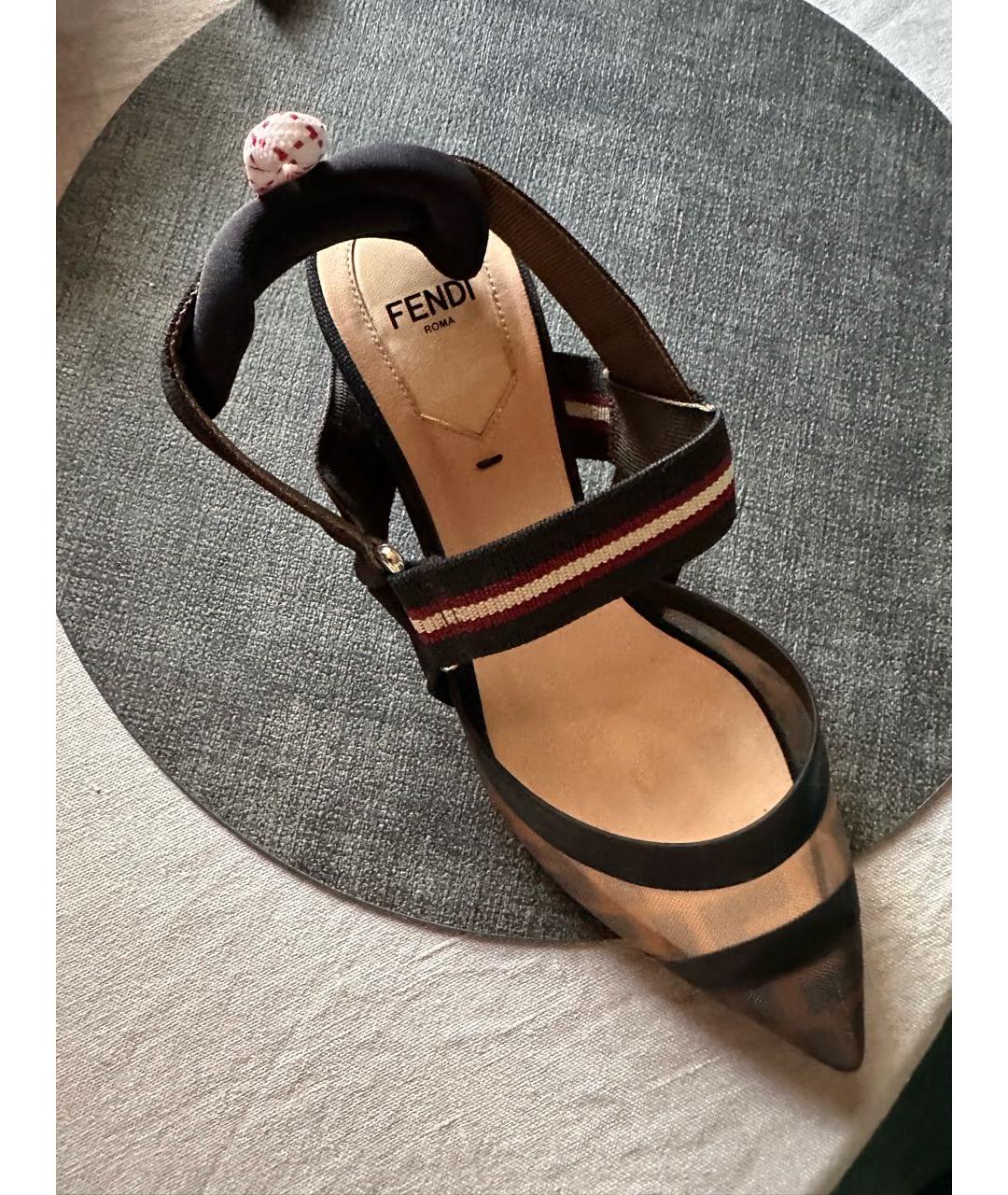 FENDI Коричневые туфли, фото 2