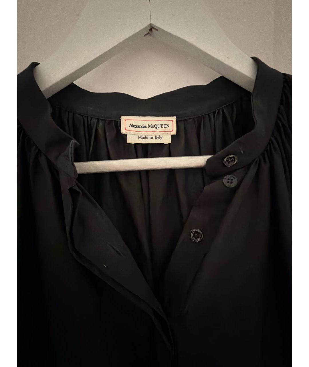 ALEXANDER MCQUEEN Черное повседневное платье, фото 3