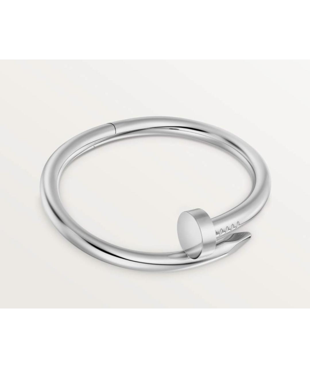 CARTIER Серебряный браслет из белого золота, фото 6