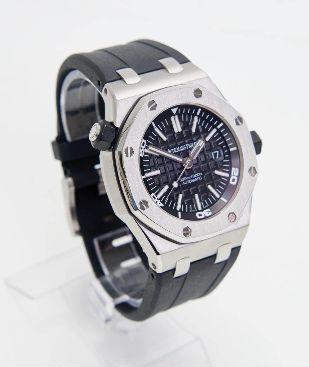 Audemars Piguet Черные стальные часы, фото 3