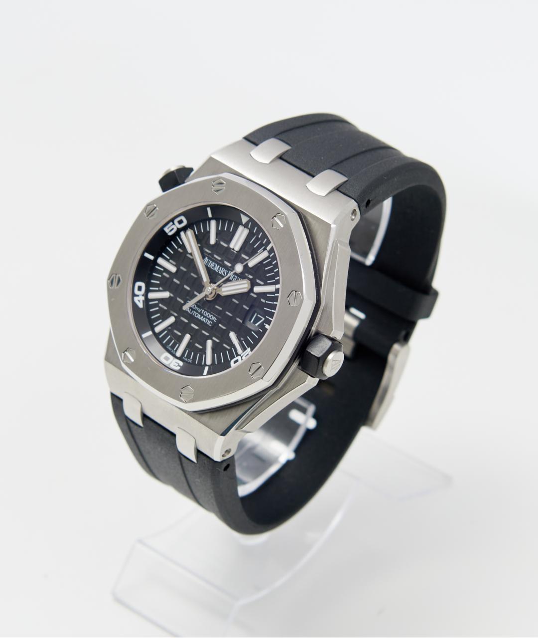 Audemars Piguet Черные стальные часы, фото 4
