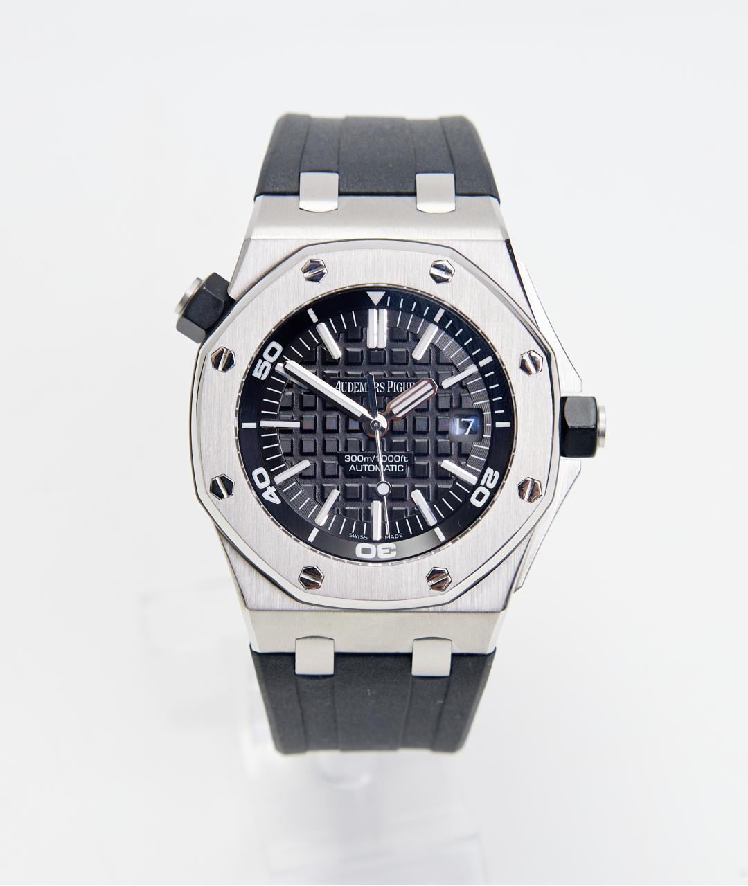 Audemars Piguet Черные стальные часы, фото 2