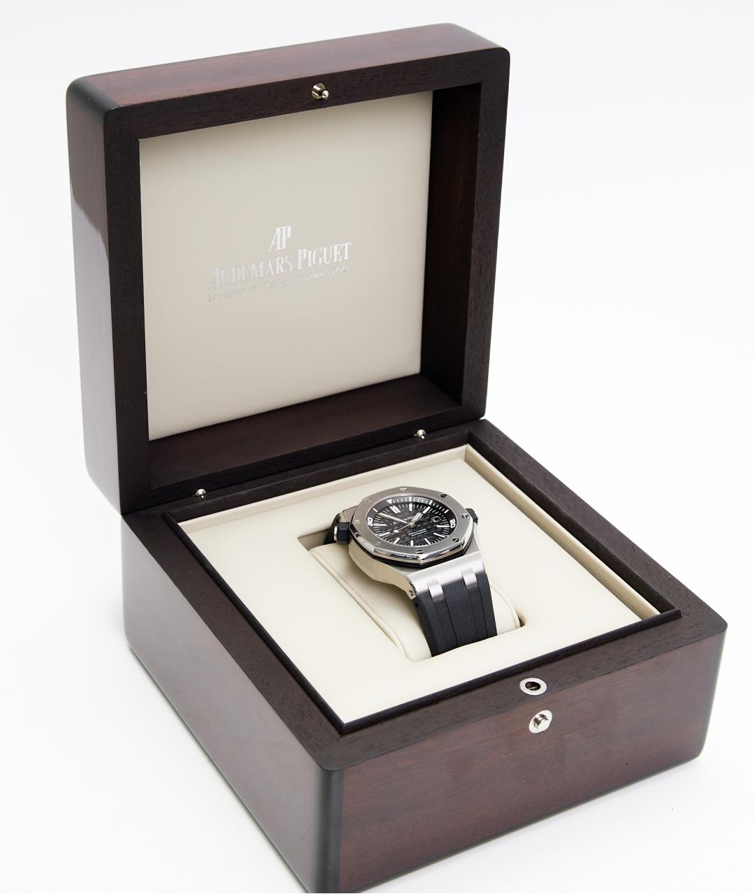 Audemars Piguet Черные стальные часы, фото 6