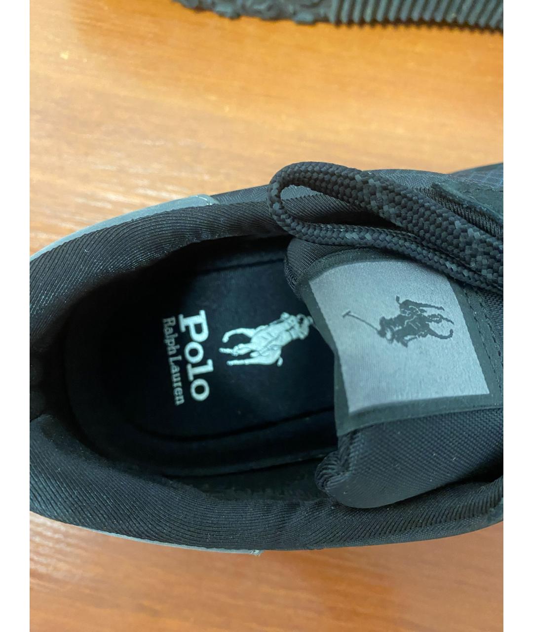 POLO RALPH LAUREN Черные низкие кроссовки / кеды, фото 6