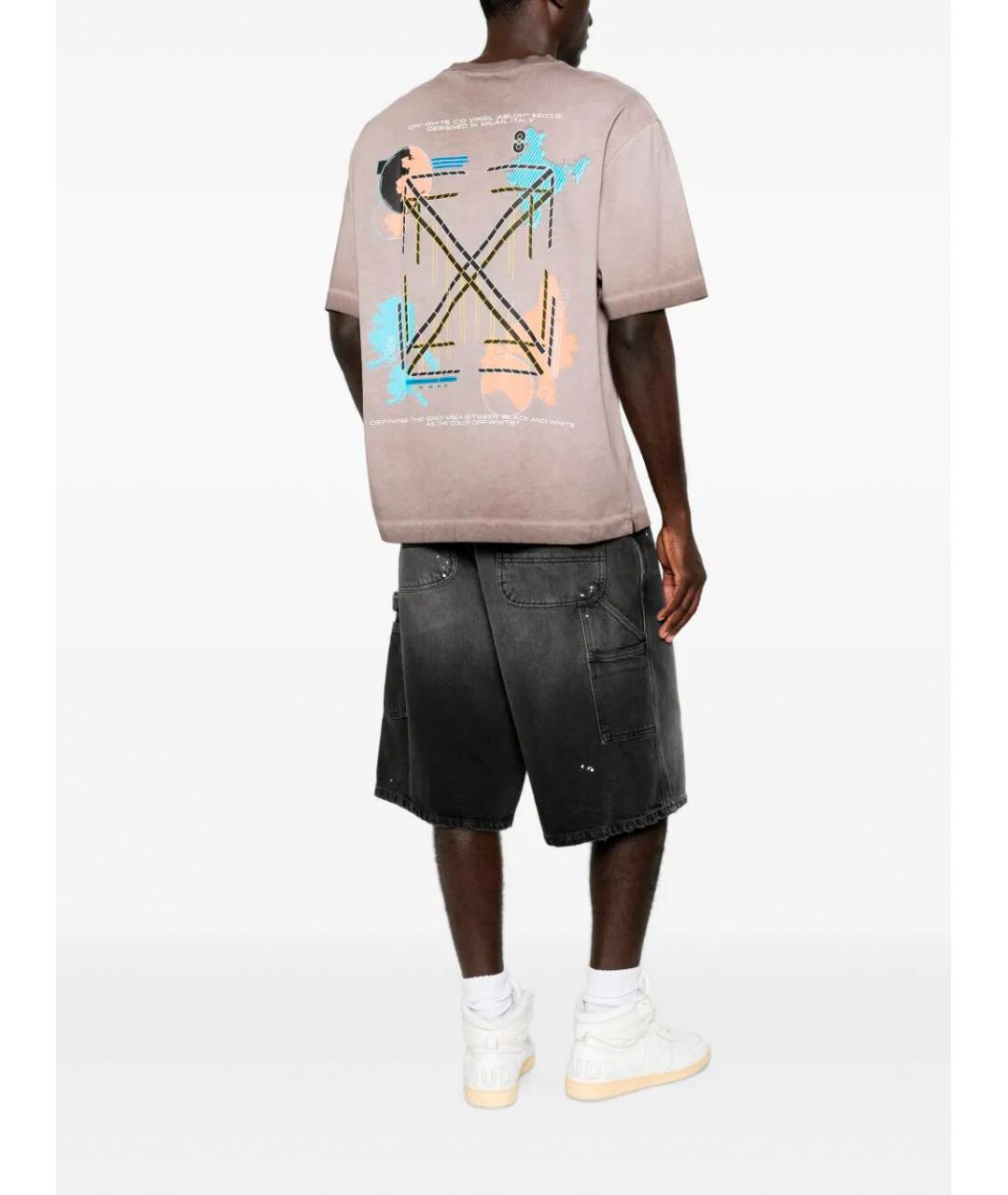 OFF-WHITE Мульти хлопковая футболка, фото 2