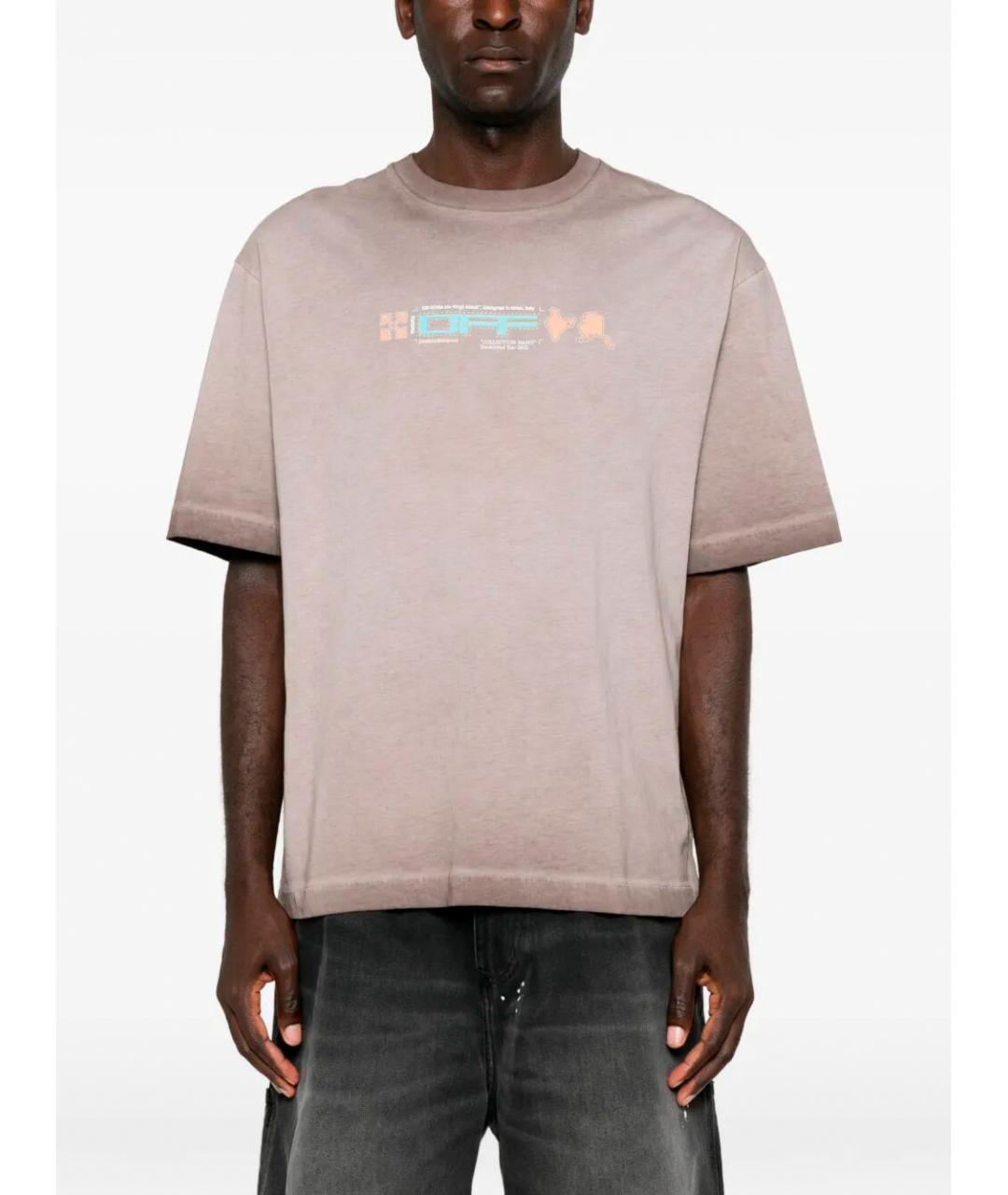OFF-WHITE Мульти хлопковая футболка, фото 4