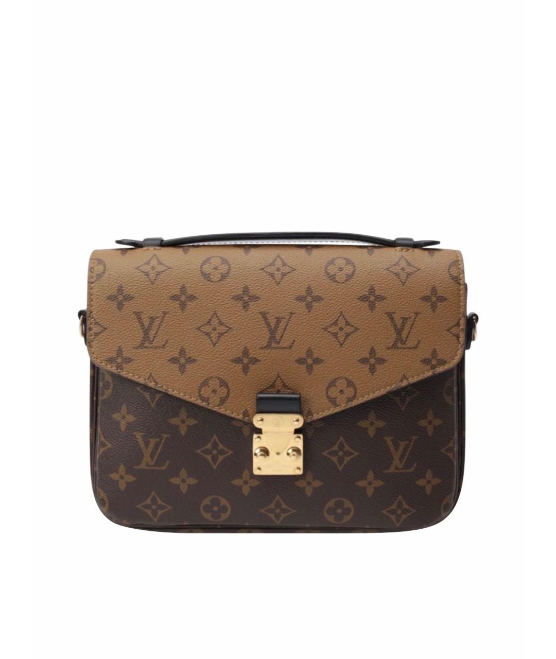 LOUIS VUITTON Коричневая сумка через плечо из канвы, фото 1