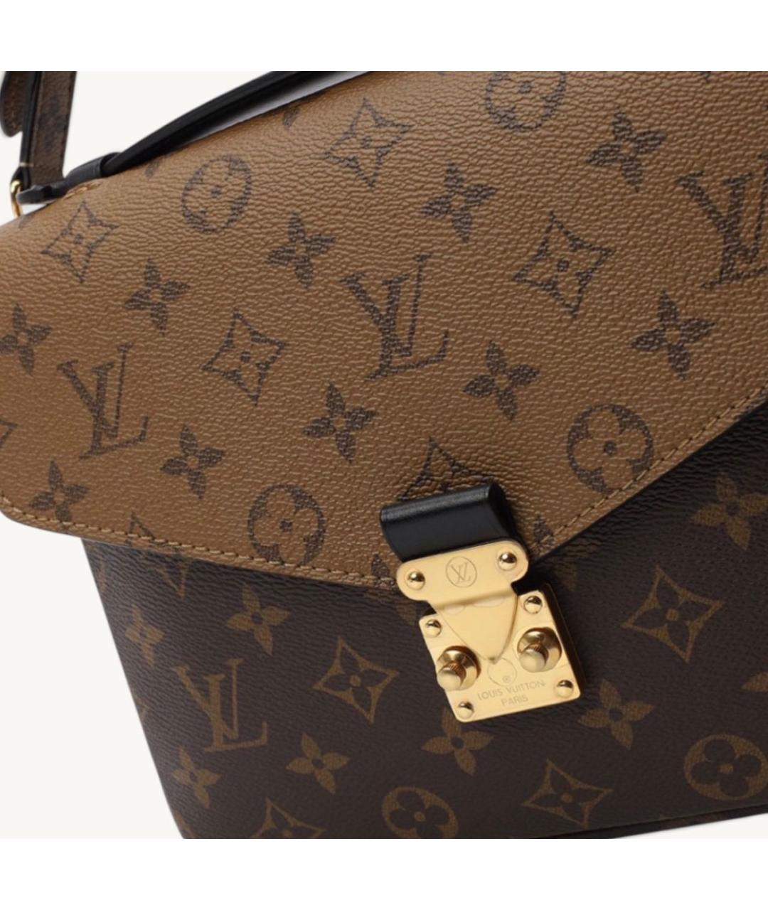 LOUIS VUITTON Коричневая сумка через плечо из канвы, фото 5