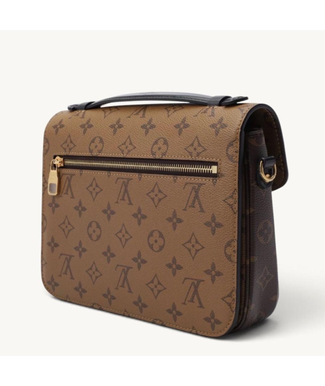 LOUIS VUITTON Коричневая сумка через плечо из канвы, фото 2