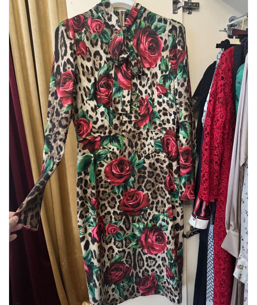 DOLCE&GABBANA Креповое вечернее платье, фото 3
