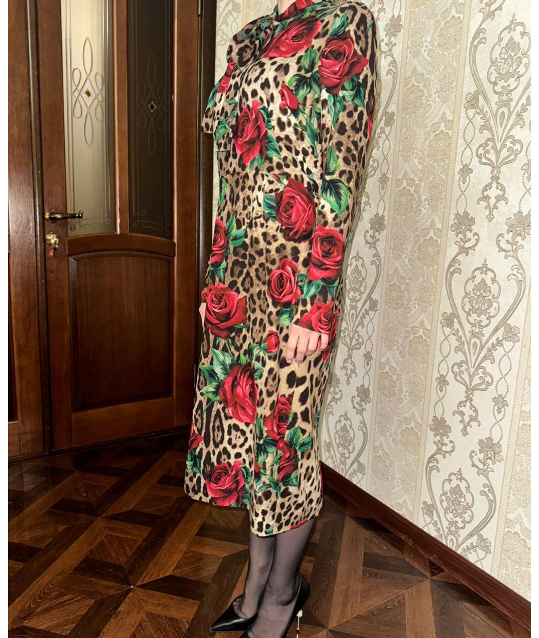 DOLCE&GABBANA Креповое вечернее платье, фото 4