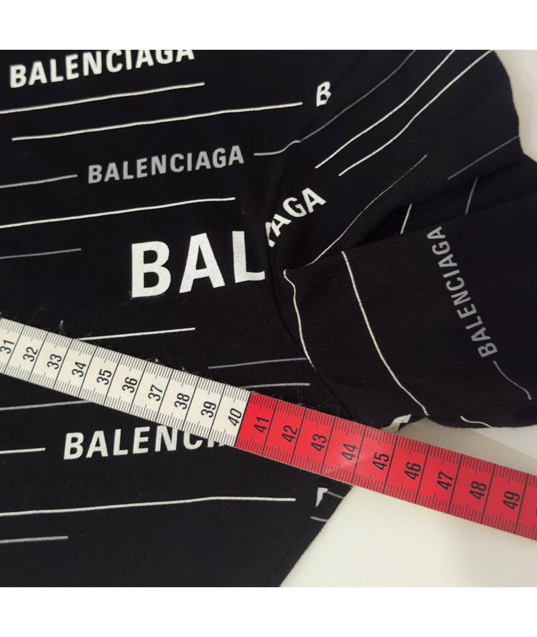 BALENCIAGA Черная вискозная водолазка, фото 7