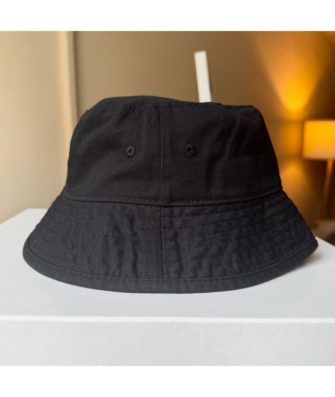 ACNE STUDIOS Черная хлопковая шляпа, фото 3