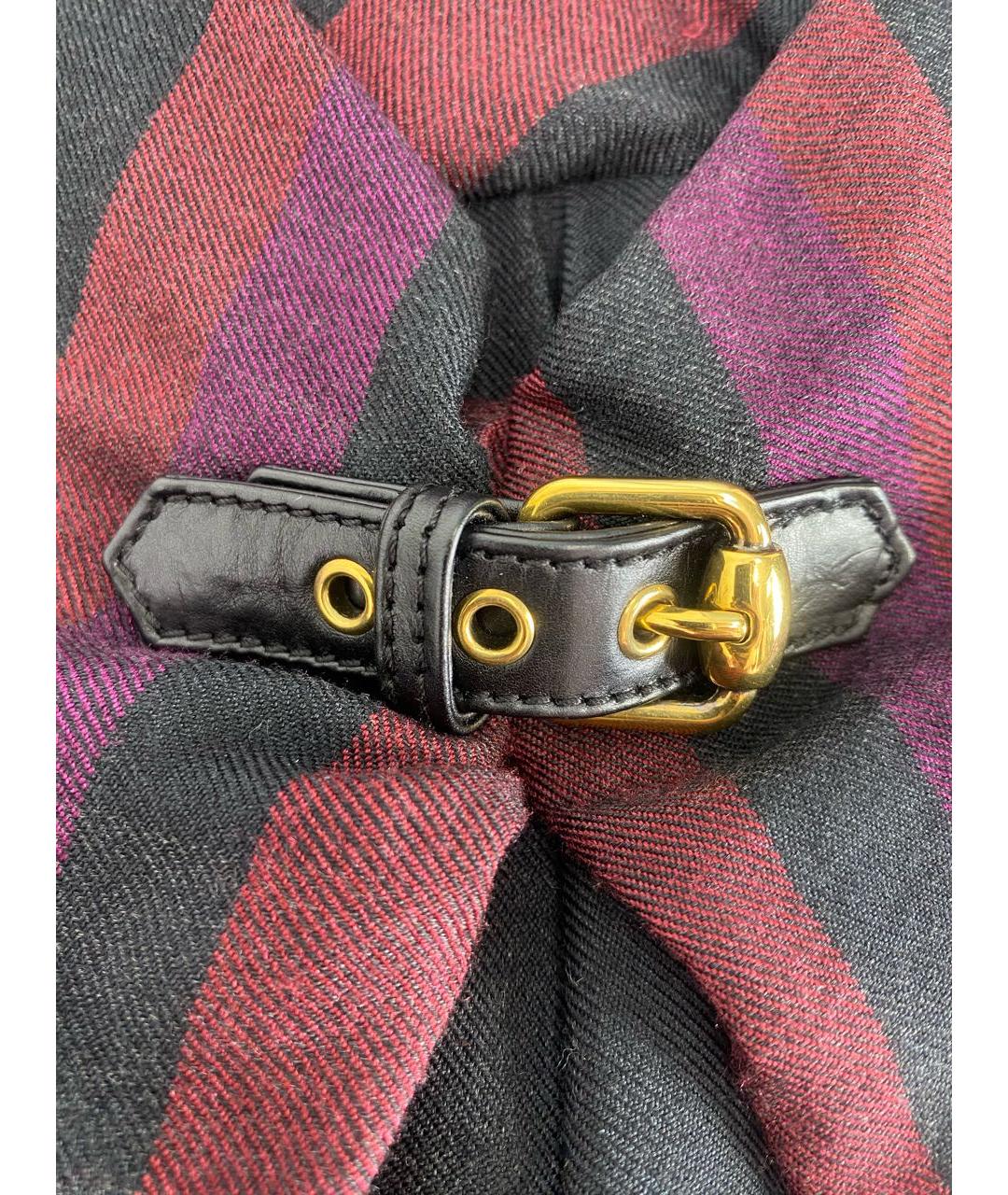 GUCCI Мульти шерстяное повседневное платье, фото 4
