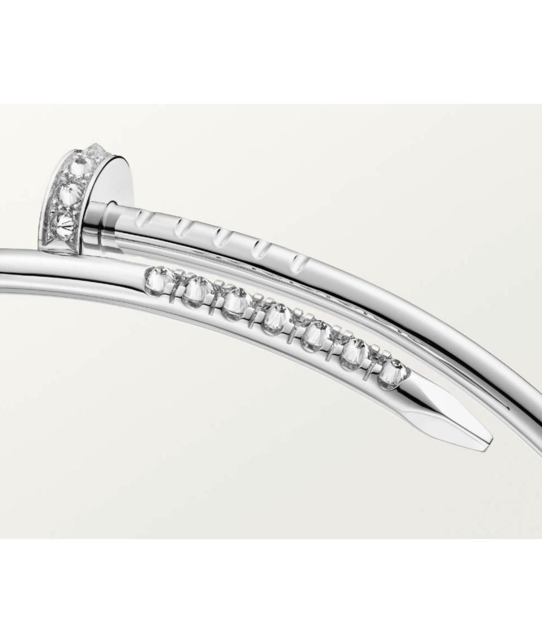 CARTIER Серебряный браслет из белого золота, фото 3