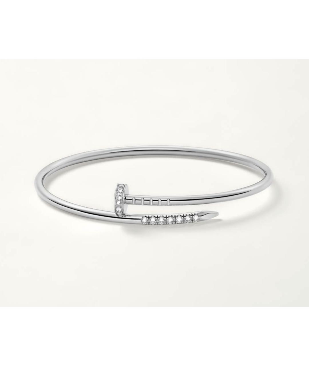 CARTIER Серебряный браслет из белого золота, фото 5