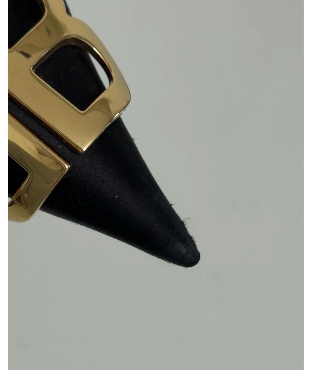 BALENCIAGA Черные текстильные мюли, фото 8