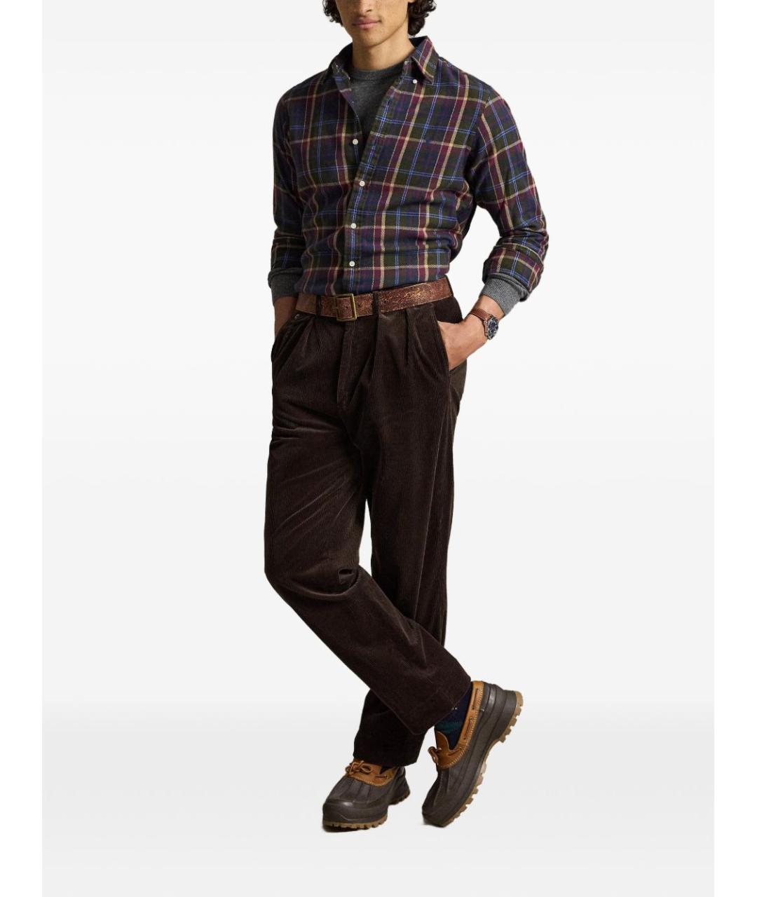 POLO RALPH LAUREN Мульти хлопковая кэжуал рубашка, фото 3