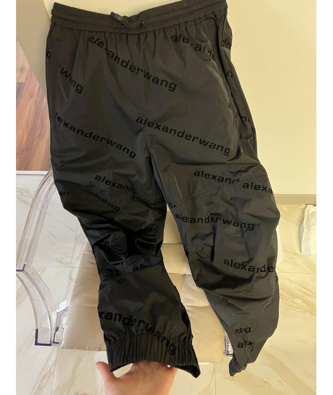 ALEXANDER WANG Черные спортивные брюки и шорты, фото 2