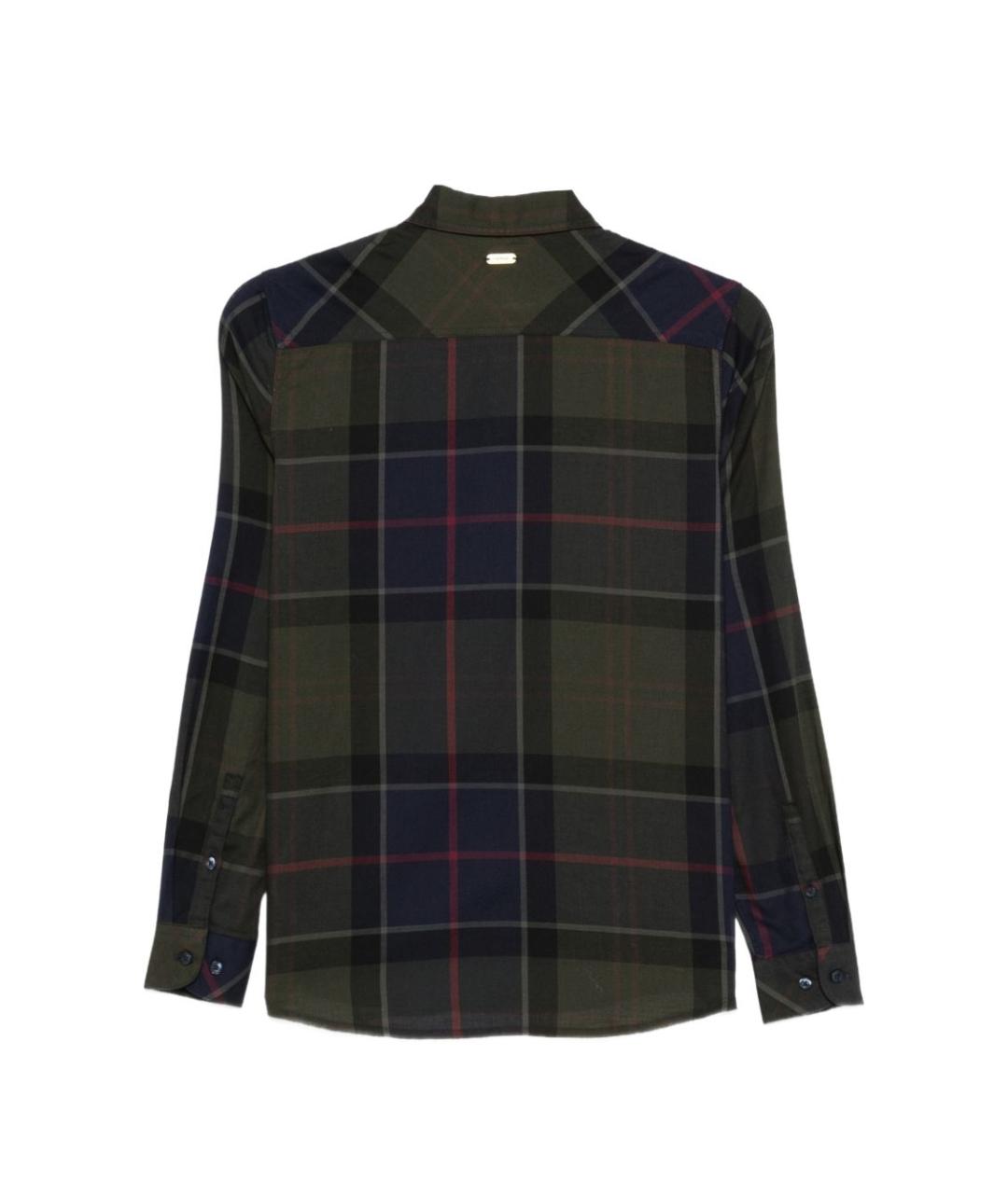 BARBOUR Коричневая хлопковая рубашка, фото 2