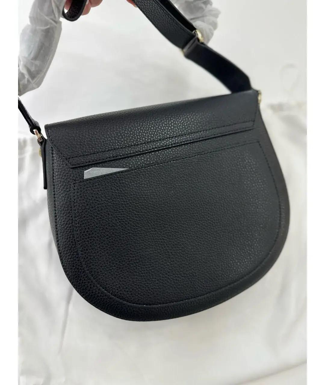 FURLA Черная кожаная сумка через плечо, фото 3