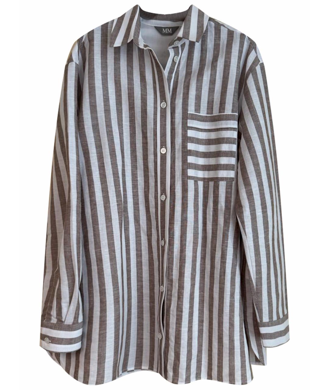 'S MAX MARA Бежевая льняная рубашка, фото 1