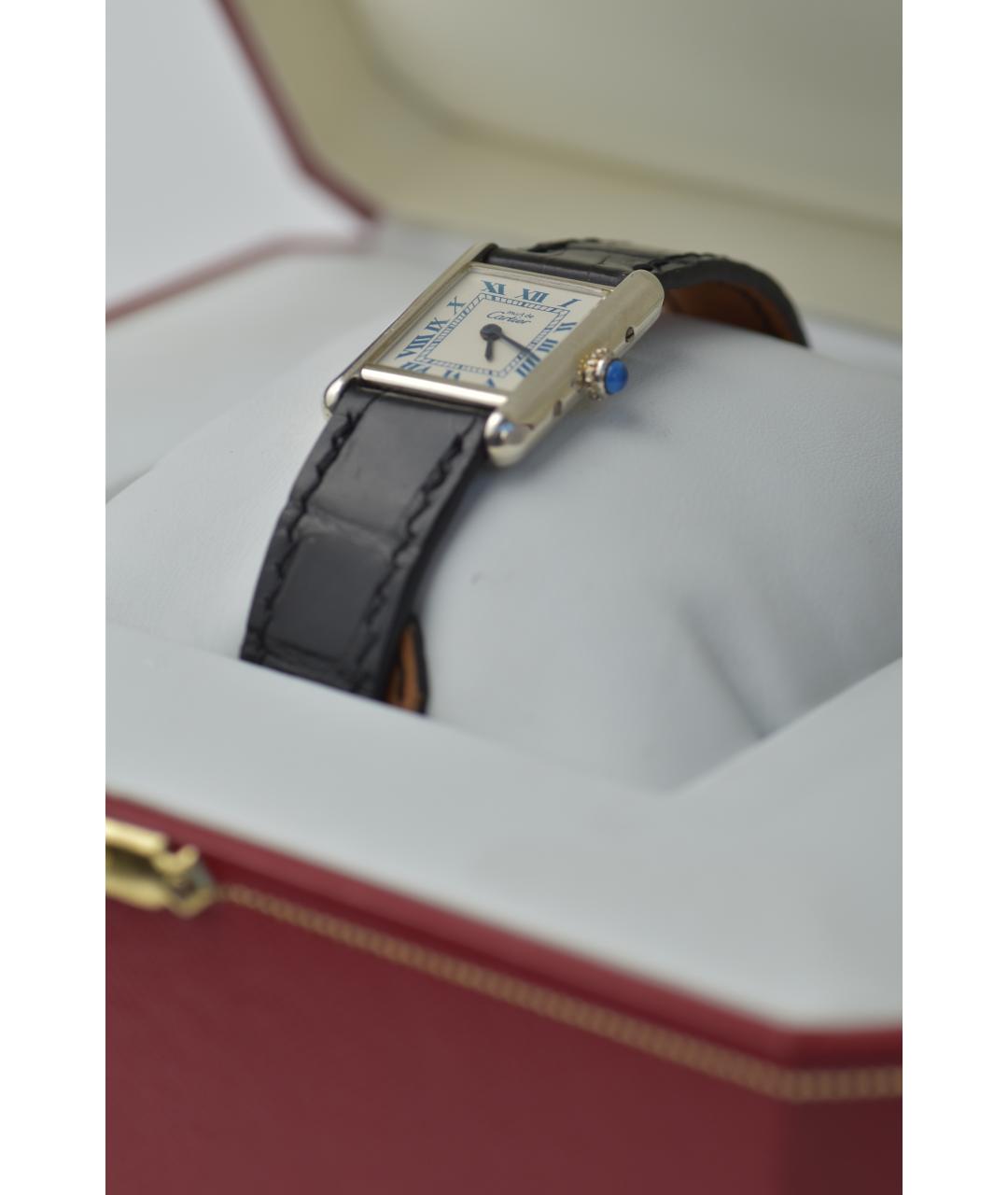 CARTIER Серебряные часы, фото 4