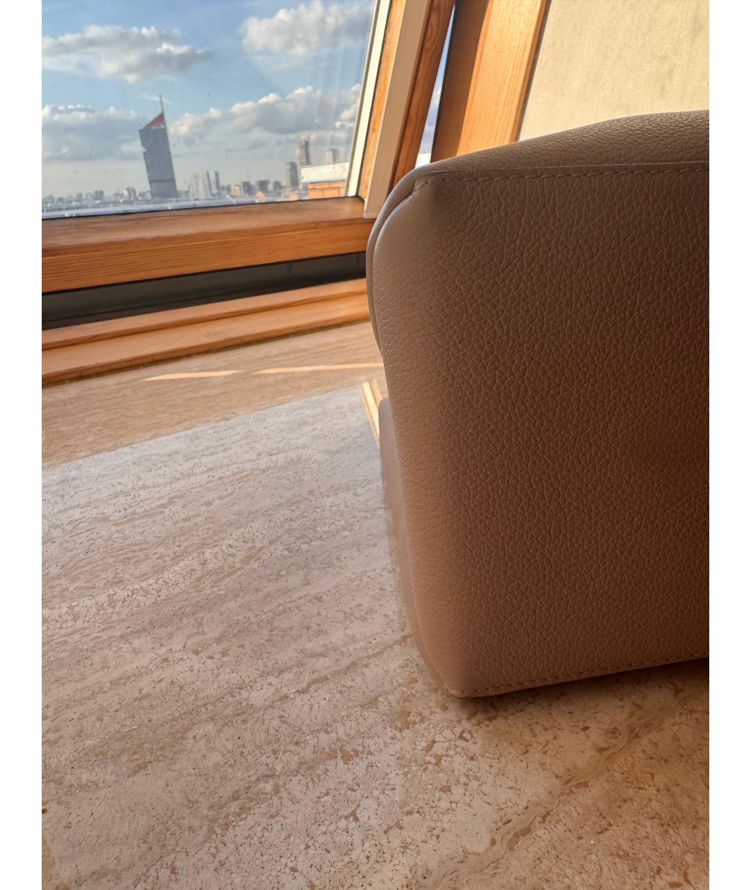 LOUIS VUITTON Розовая кожаная сумка тоут, фото 4