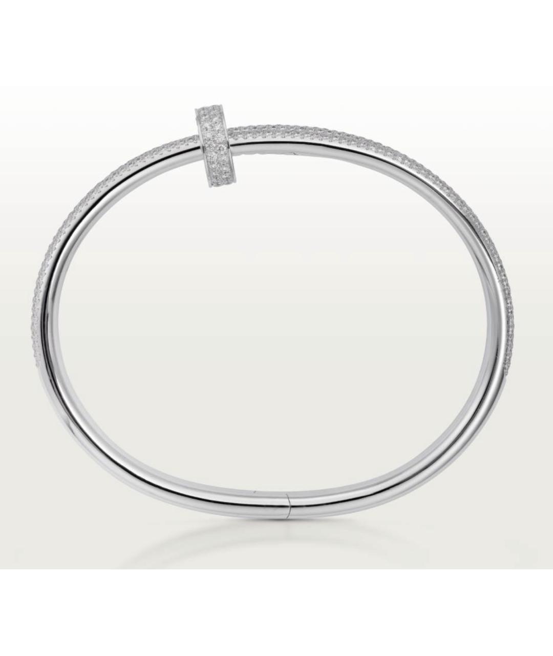 CARTIER Серебряный браслет из белого золота, фото 2