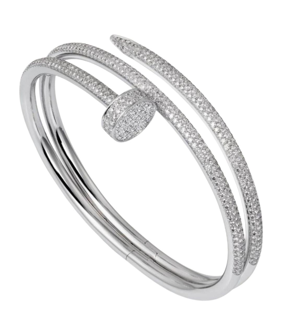 CARTIER Серебряный браслет из белого золота, фото 1