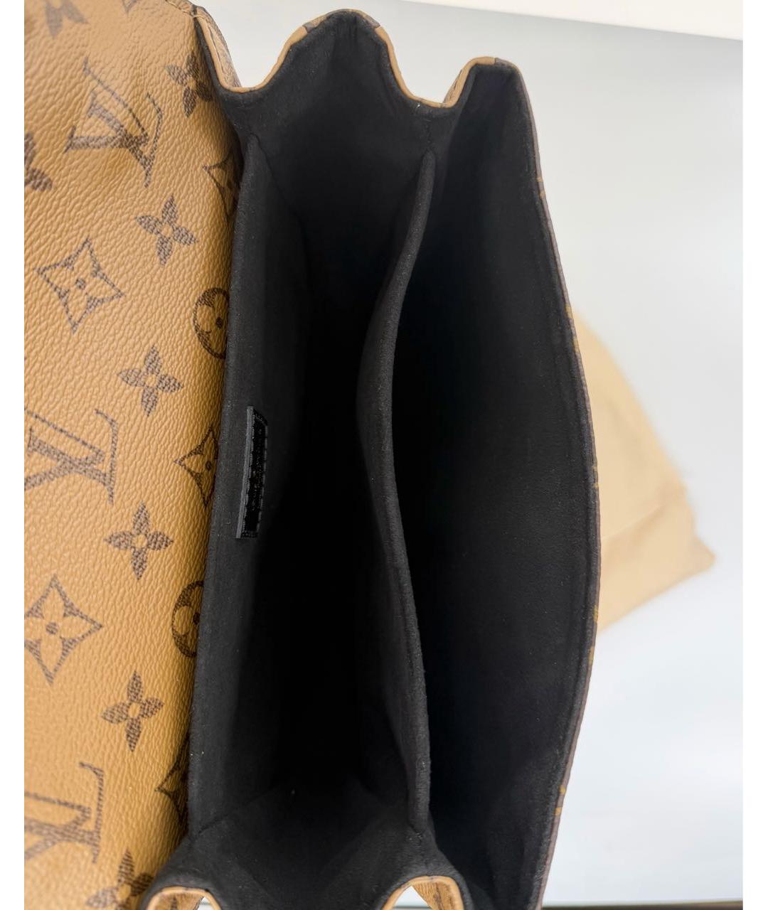 LOUIS VUITTON Коричневая сумка через плечо из канвы, фото 4