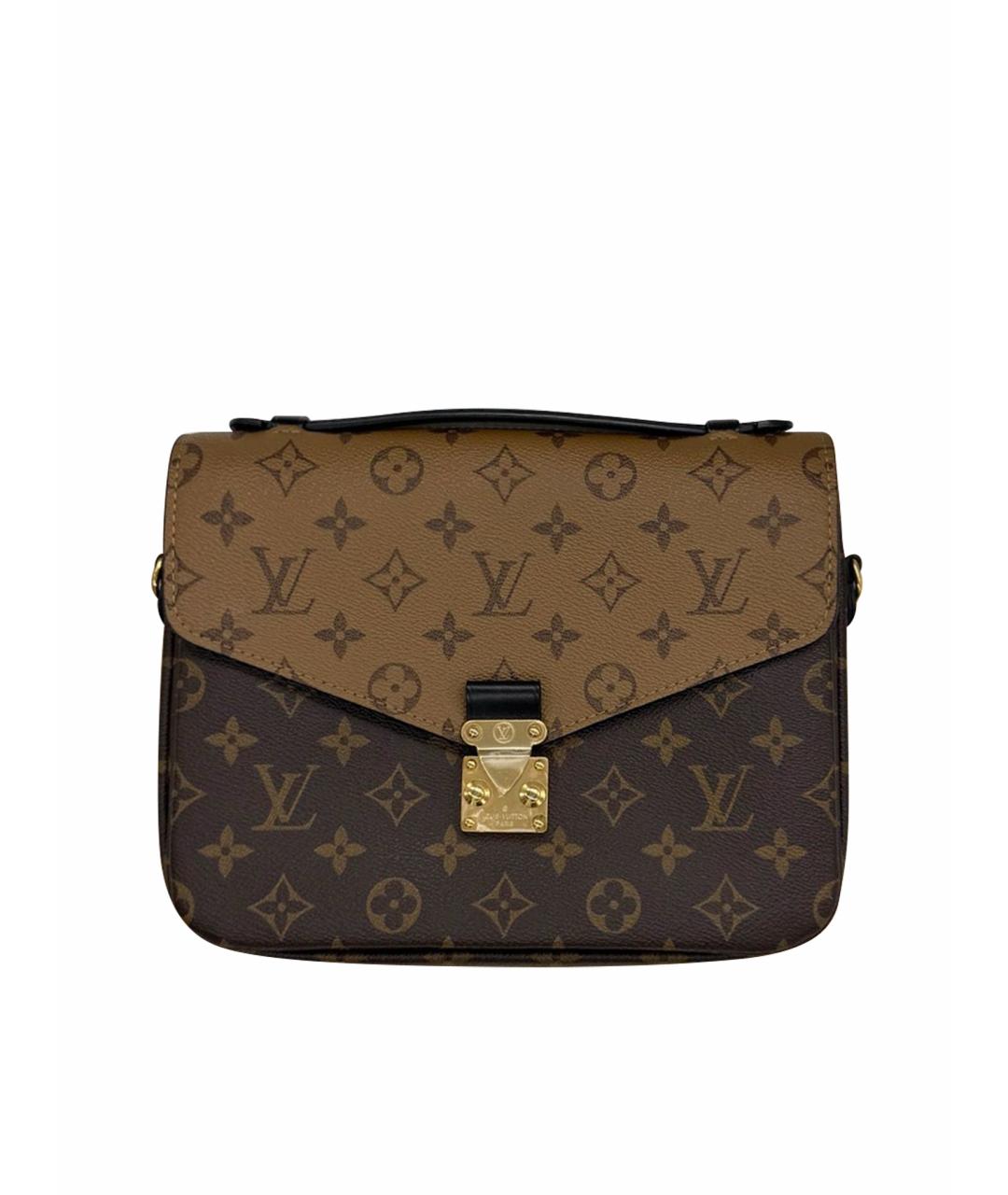 LOUIS VUITTON Коричневая сумка через плечо из канвы, фото 1