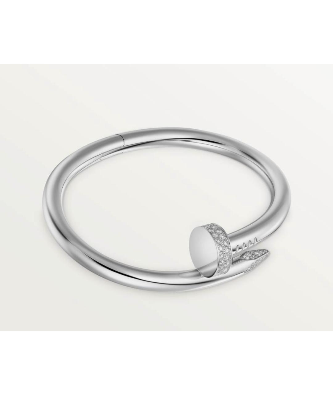 CARTIER Серебряный браслет из белого золота, фото 5
