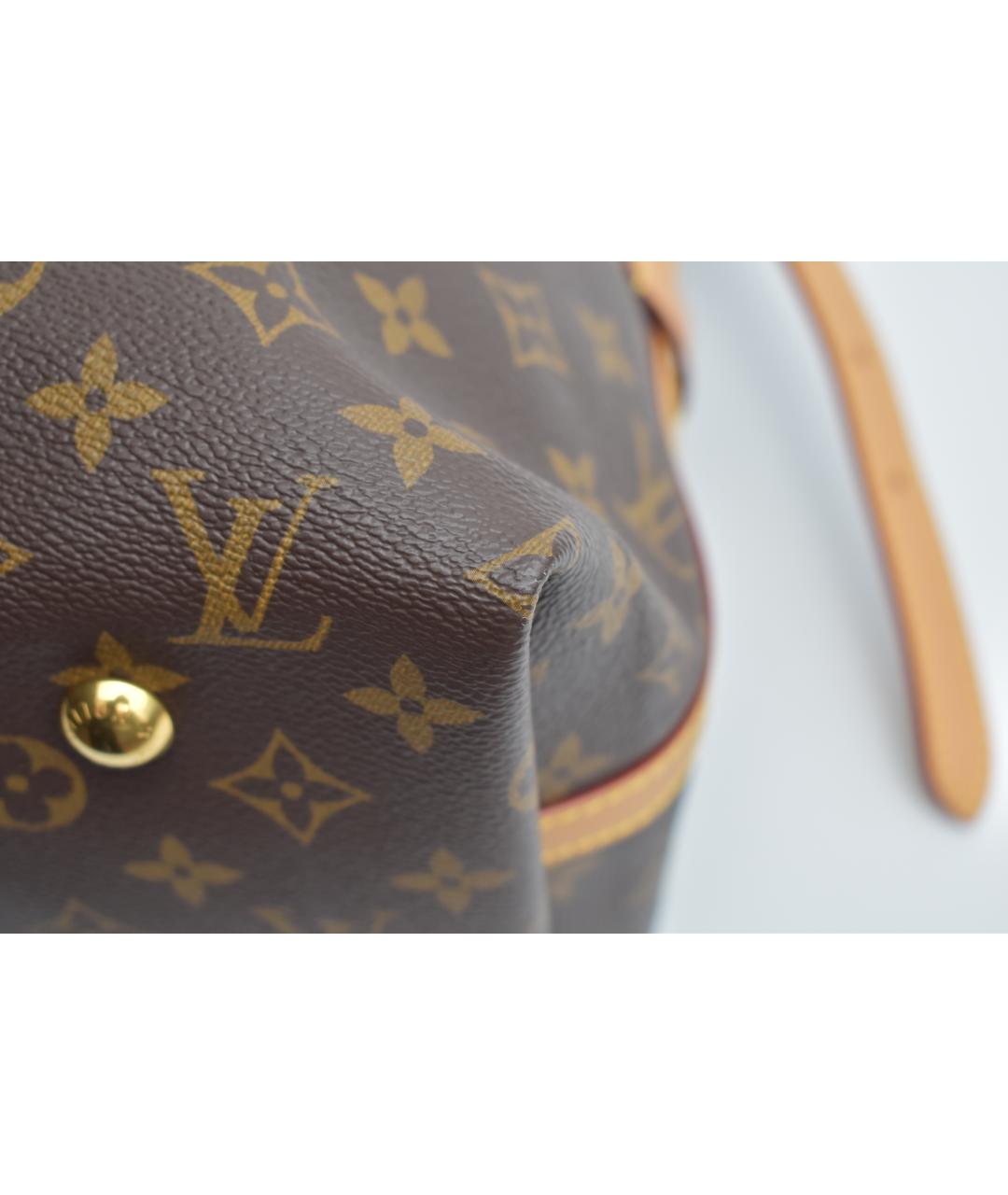LOUIS VUITTON Коричневая сумка через плечо из канвы, фото 9