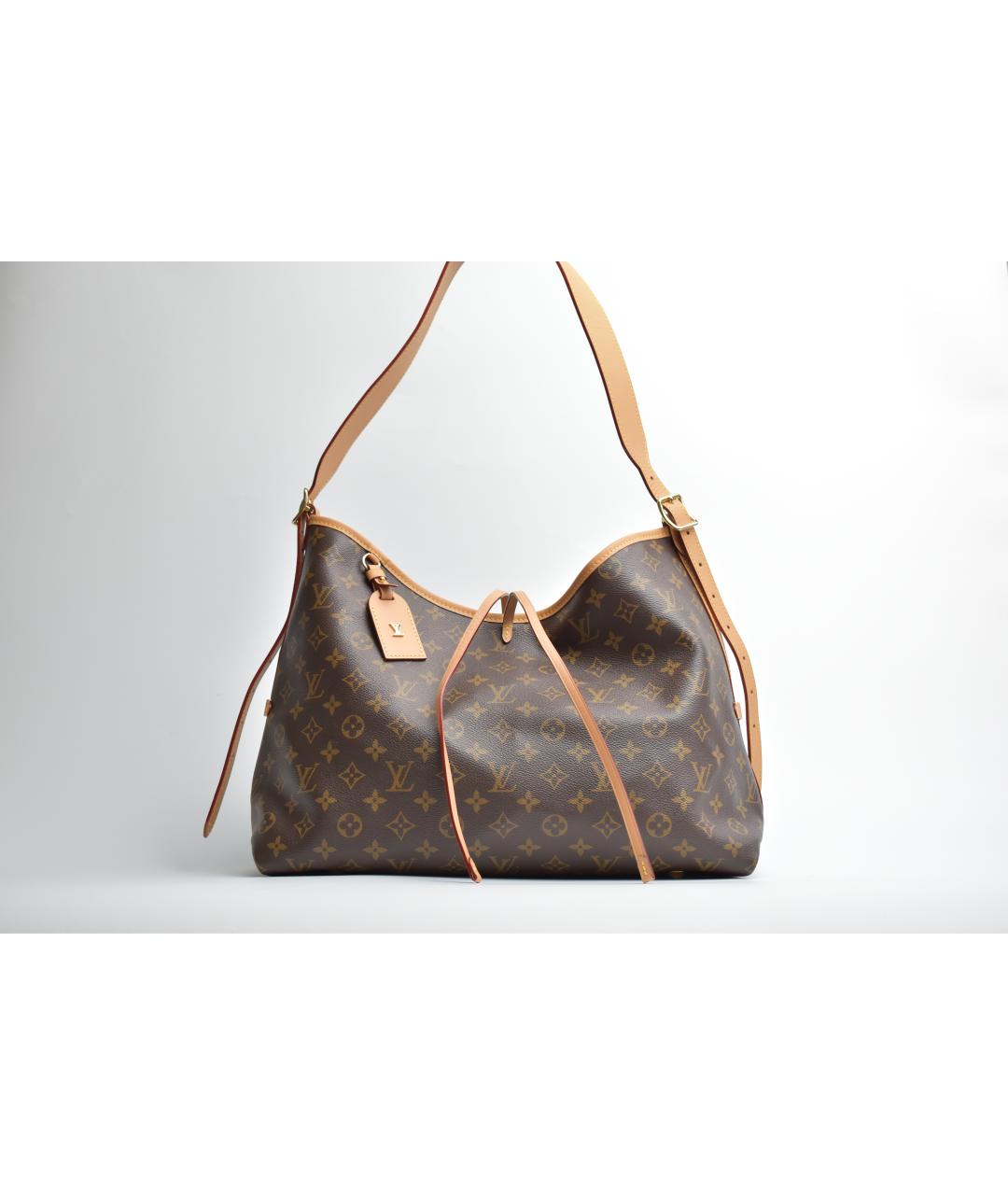 LOUIS VUITTON Коричневая сумка через плечо из канвы, фото 5