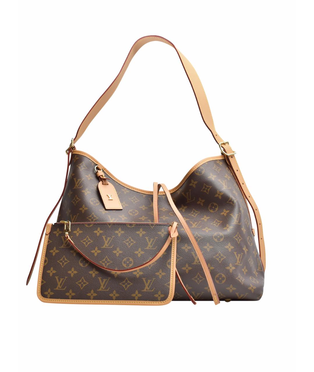 LOUIS VUITTON Коричневая сумка через плечо из канвы, фото 1