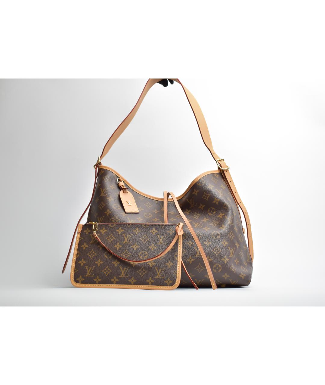 LOUIS VUITTON Коричневая сумка через плечо из канвы, фото 10
