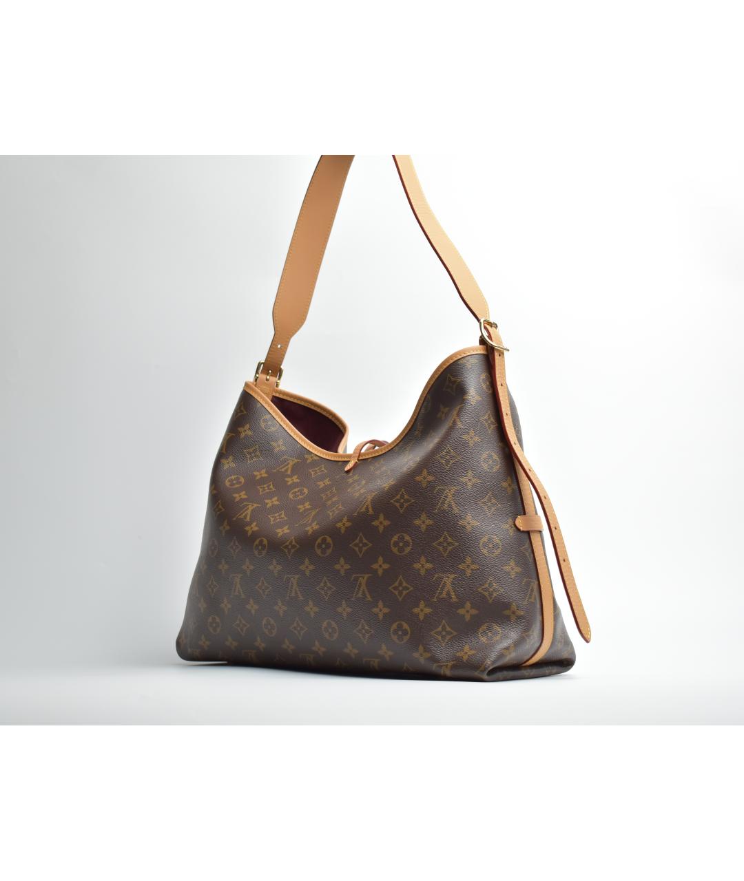 LOUIS VUITTON Коричневая сумка через плечо из канвы, фото 6